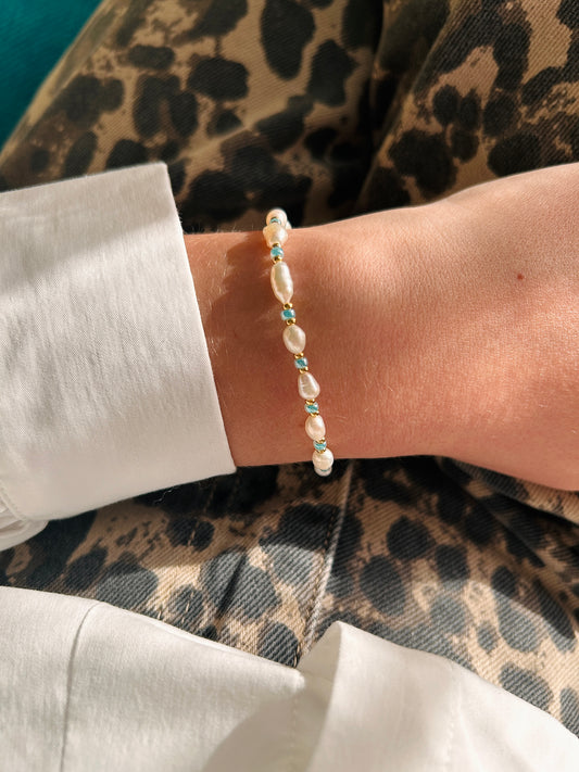 Armband Pearly Turquoise