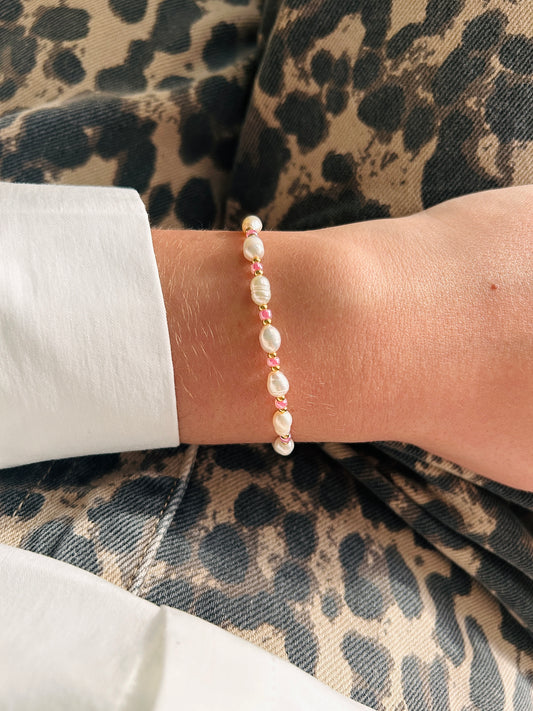 Armband Pearly Lichtroze